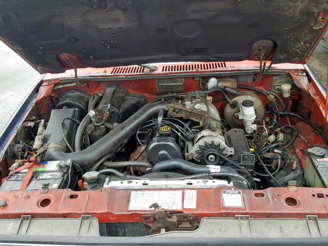 1FTCR11A4GUC57889 - 1986 FORD RANGER BROWN photo 7