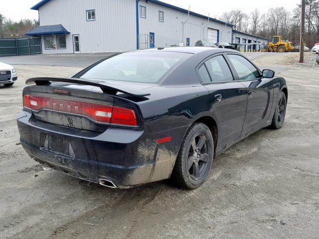 2C3CDXHG7DH546411 - 2013 DODGE CHARGER SX GRAY photo 4