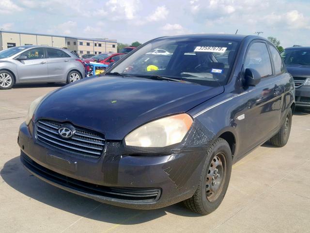 KMHCM36C47U000764 - 2007 HYUNDAI ACCENT GS GRAY photo 2