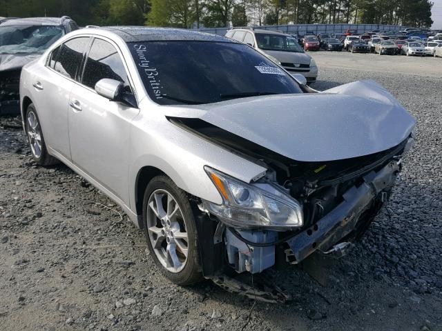 1N4AA5AP4EC910966 - 2014 NISSAN MAXIMA S SILVER photo 1