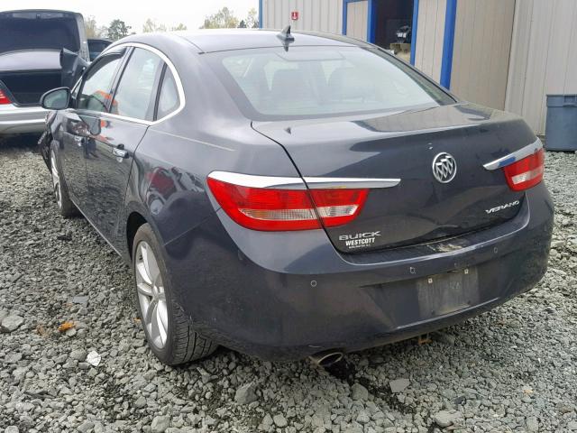 1G4PR5SK0E4221884 - 2014 BUICK VERANO CON BLACK photo 3