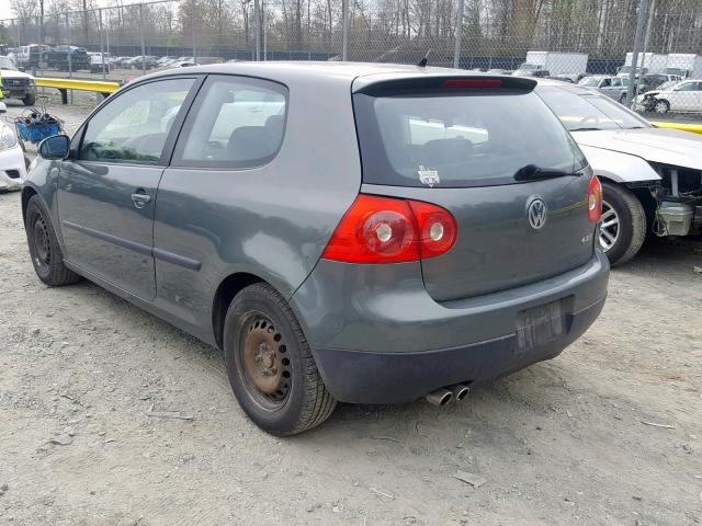 WVWAR71K67W028847 - 2007 VOLKSWAGEN RABBIT GREEN photo 3