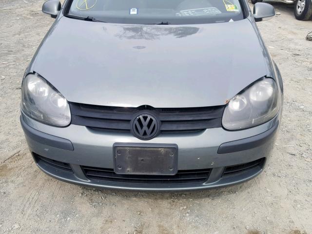 WVWAR71K67W028847 - 2007 VOLKSWAGEN RABBIT GREEN photo 9