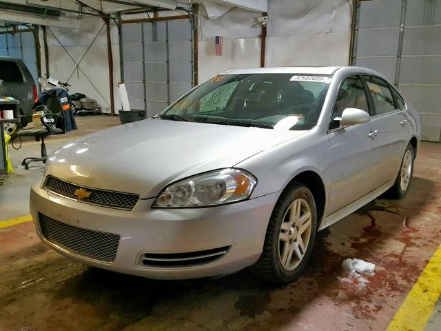 2G1WB5E34F1127098 - 2015 CHEVROLET IMPALA LIM SILVER photo 2