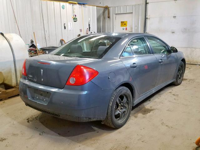 1G2ZJ57B894252596 - 2009 PONTIAC G6 GRAY photo 4