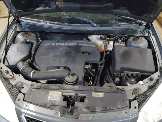 1G2ZJ57B894252596 - 2009 PONTIAC G6 GRAY photo 7