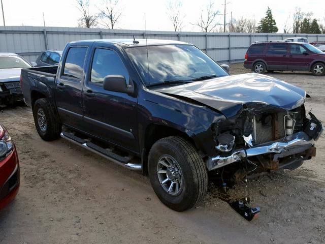 1GTCS33E588223650 - 2008 GMC CANYON SLE BLACK photo 1