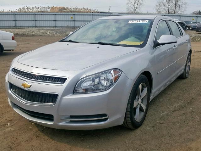 1G1ZC5EU8BF356762 - 2011 CHEVROLET MALIBU 1LT 银色 照片 2