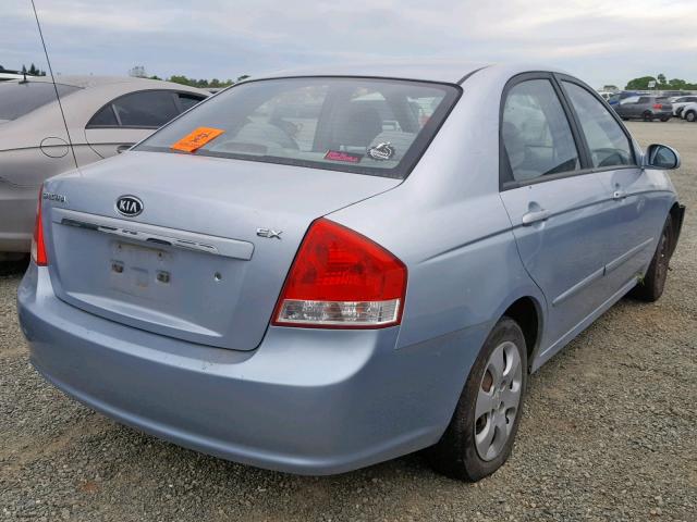 KNAFE122675427385 - 2007 KIA SPECTRA EX SILVER photo 4