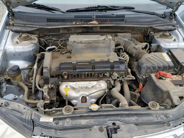 KNAFE122675427385 - 2007 KIA SPECTRA EX SILVER photo 7