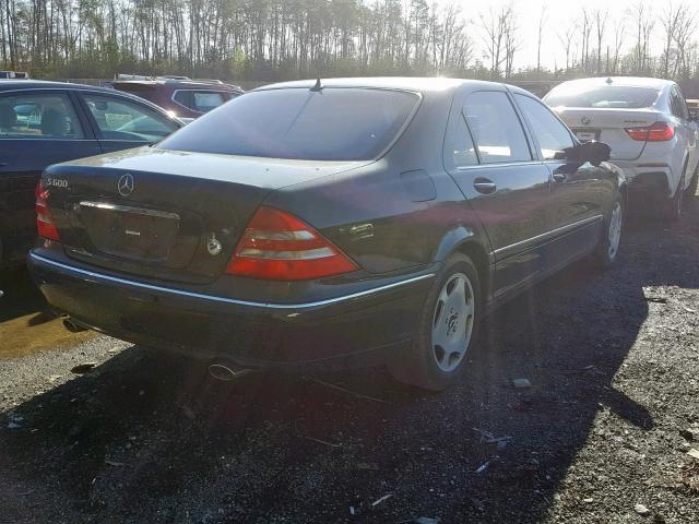 WDBNG78J21A198081 - 2001 MERCEDES-BENZ S 600 BLACK photo 4