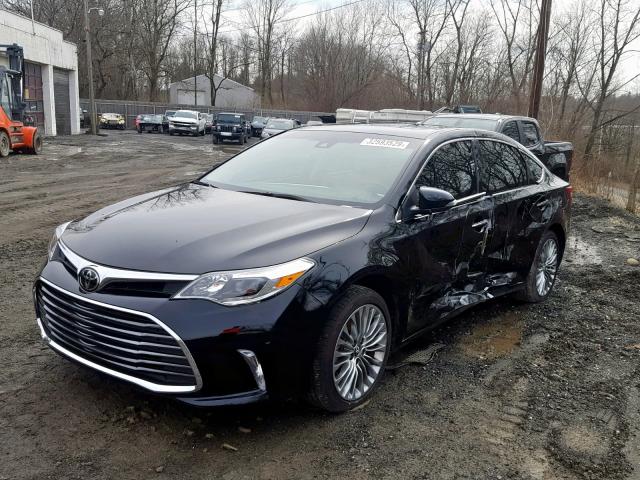 4T1BK1EB8JU272658 - 2018 TOYOTA AVALON XLE BLACK photo 2