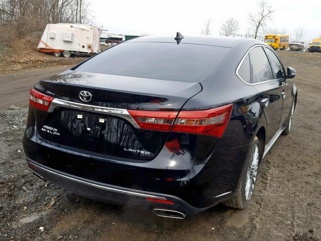 4T1BK1EB8JU272658 - 2018 TOYOTA AVALON XLE BLACK photo 4