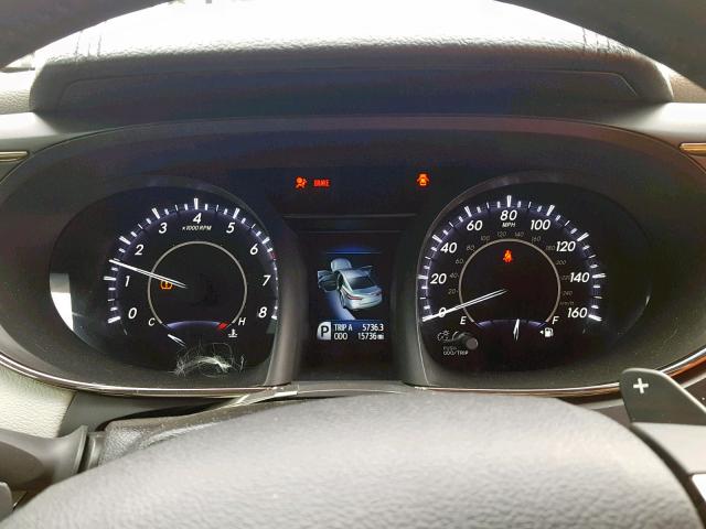 4T1BK1EB8JU272658 - 2018 TOYOTA AVALON XLE BLACK photo 8