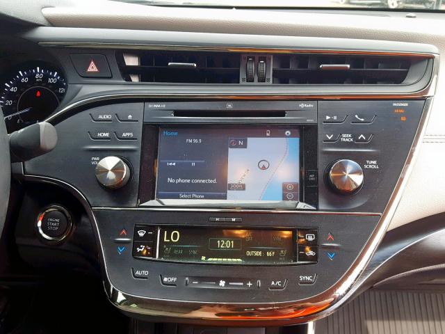 4T1BK1EB8JU272658 - 2018 TOYOTA AVALON XLE BLACK photo 9