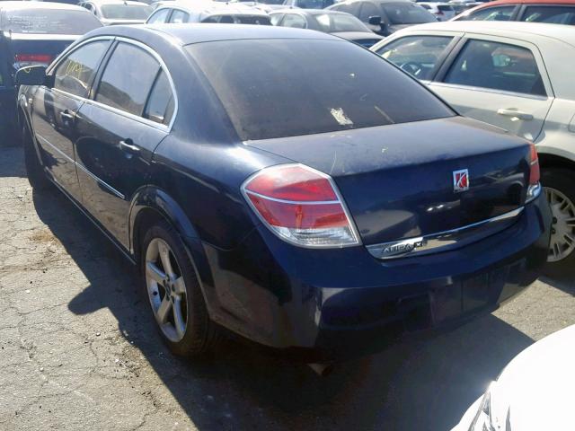 1G8ZS57B58F178690 - 2008 SATURN AURA XE BLUE photo 3