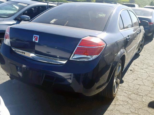 1G8ZS57B58F178690 - 2008 SATURN AURA XE BLUE photo 4