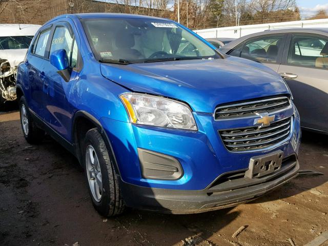 KL7CJNSB3GB730521 - 2016 CHEVROLET TRAX LS BLUE photo 1