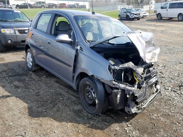 KL1TD6DE3AB113495 - 2010 CHEVROLET AVEO LS GRAY photo 1