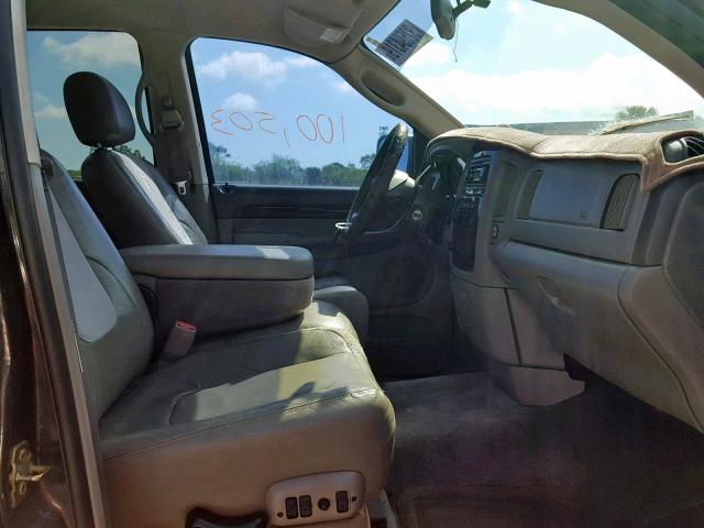 3D3KU28D63G802561 - 2003 DODGE RAM 2500 S შავი ფოტო 5