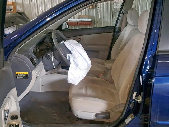 KNAFE222995637682 - 2009 KIA SPECTRA EX BLUE photo 5