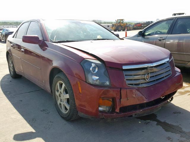 1G6DP577560123222 - 2006 CADILLAC CTS HI FEA BURGUNDY photo 1