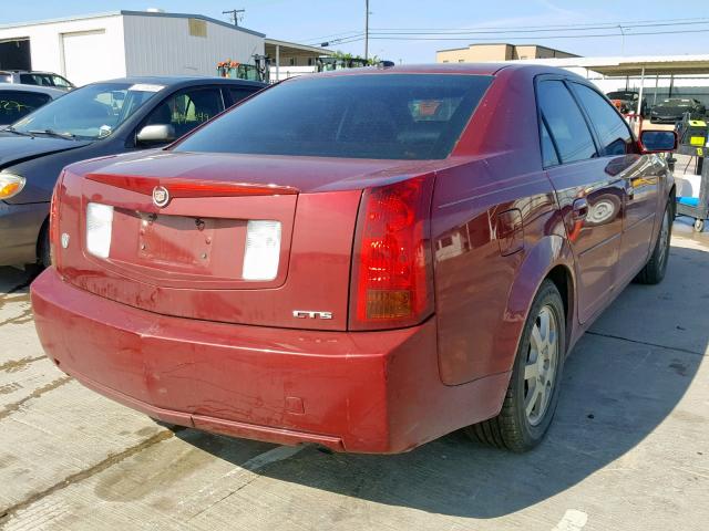 1G6DP577560123222 - 2006 CADILLAC CTS HI FEA BURGUNDY photo 4