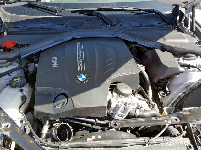 WBA3T3C56EJ877362 - 2014 BMW 435 I SILVER photo 7