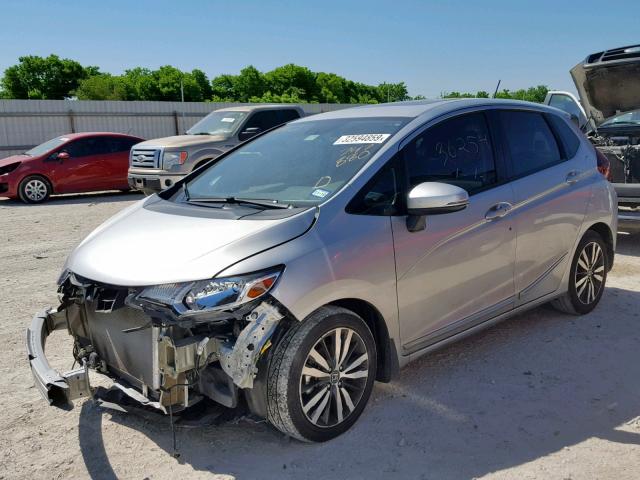 3HGGK5H89FM747880 - 2015 HONDA FIT EX SILVER photo 2