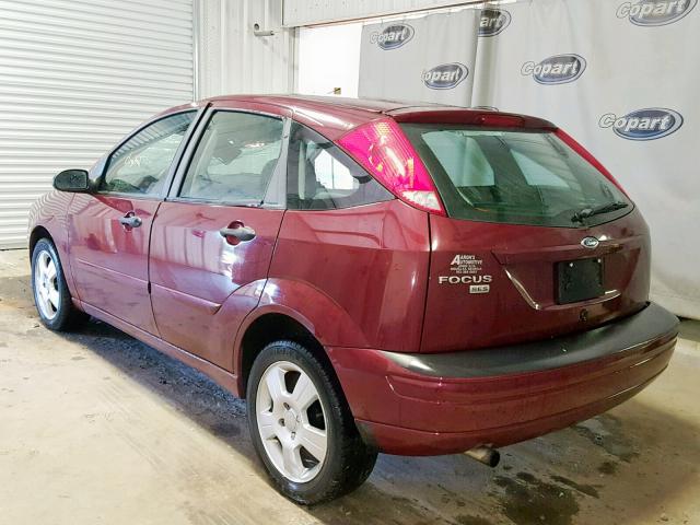 1FAHP37N77W306904 - 2007 FORD FOCUS ZX5 MAROON photo 3