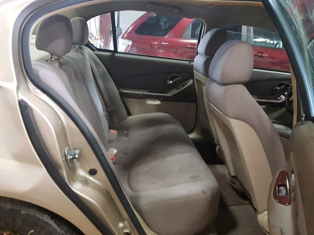 1G1ZS58F98F100591 - 2008 CHEVROLET MALIBU LS TAN photo 6