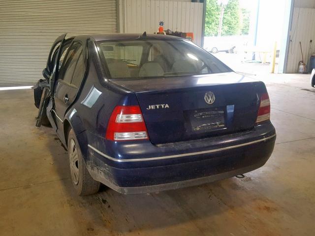 3VWRK69M64M030873 - 2004 VOLKSWAGEN JETTA GL BLUE photo 3