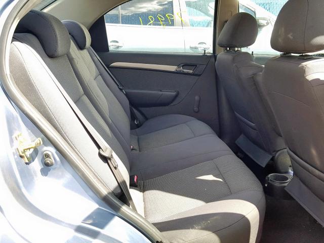 KL1TD56687B125098 - 2007 CHEVROLET AVEO BASE ლურჯი ფოტო 6