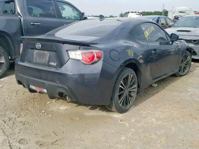 JF1ZNAA15G8708512 - 2016 TOYOTA SCION FR-S GRAY photo 4