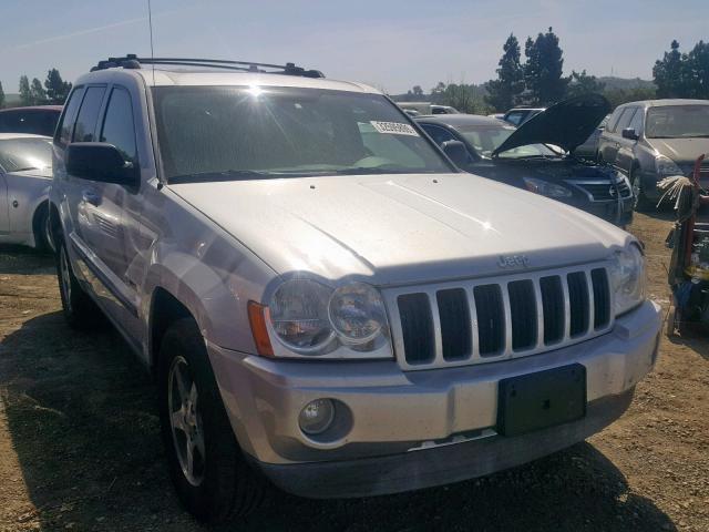 1J8HS48N57C675932 - 2007 JEEP GRAND CHER SILVER photo 1