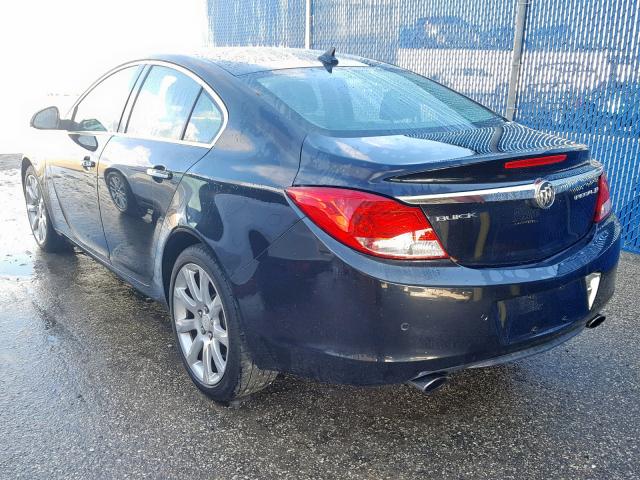 2G4GU5GV4C9133562 - 2012 BUICK REGAL PREM BLACK photo 3