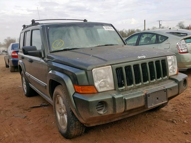 1J8HG48K86C252025 - 2006 JEEP COMMANDER GREEN photo 1