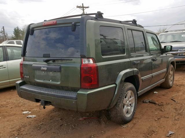 1J8HG48K86C252025 - 2006 JEEP COMMANDER GREEN photo 4