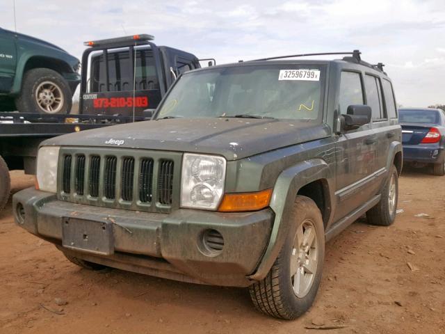 1J8HG48K86C252025 - 2006 JEEP COMMANDER GREEN photo 9