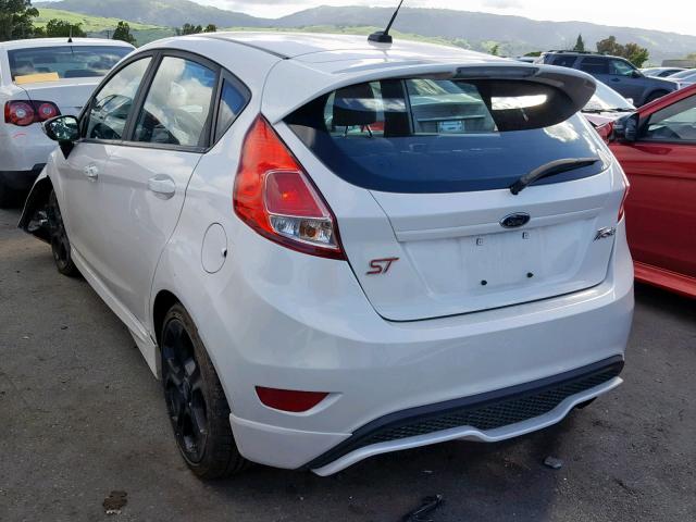 3FADP4GX0HM146596 - 2017 FORD FIESTA ST WHITE photo 3