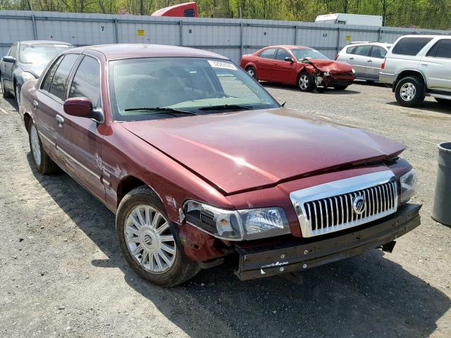 2MEHM75V79X611273 - 2009 MERCURY GRAND MARQ MAROON photo 1