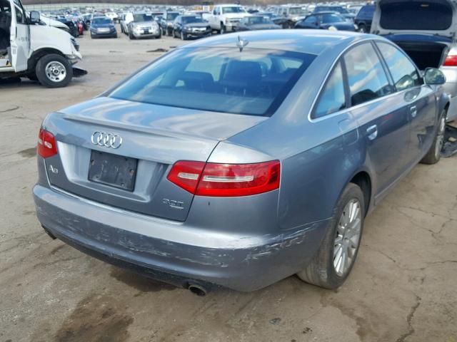 WAUFGAFB3AN035458 - 2010 AUDI A6 PREMIUM GRAY photo 4