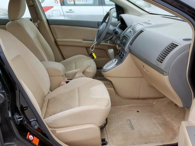 3N1AB61E08L765058 - 2008 NISSAN SENTRA 2.0 BLACK photo 5