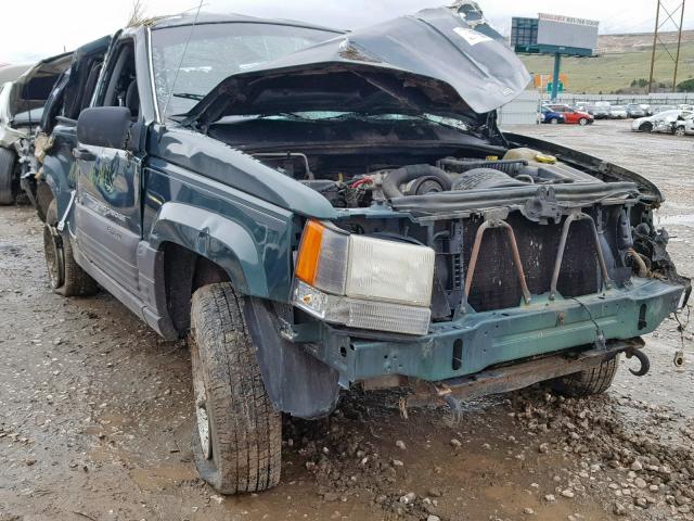 1J4GZ58S5WC124144 - 1998 JEEP GRAND CHER GREEN photo 1