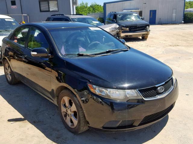 KNAFU4A26A5108503 - 2010 KIA FORTE EX BLACK photo 1