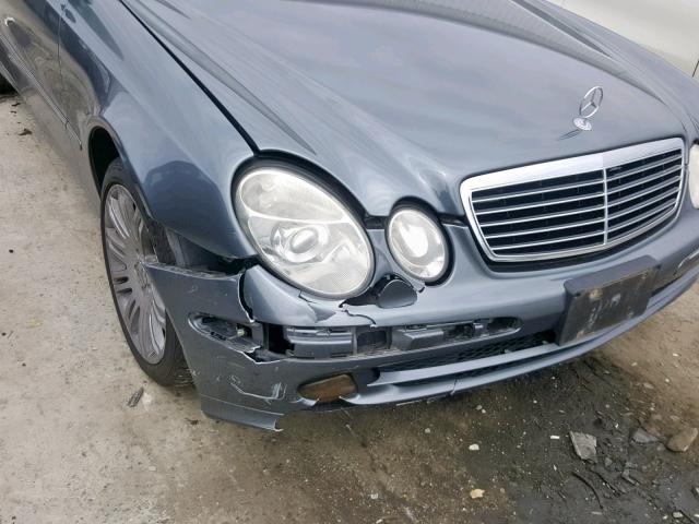 WDBUF56J66A925168 - 2006 MERCEDES-BENZ E 350 GRAY photo 9