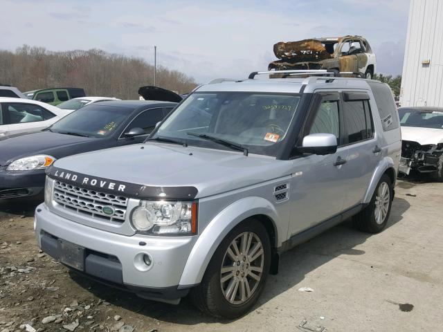 SALAK2D41BA568710 - 2011 LAND ROVER LR4 HSE LU SILVER photo 2