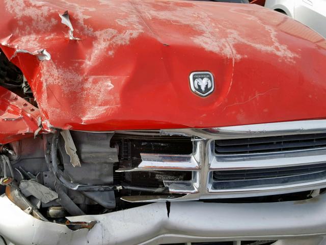 1D7HL48N63S158620 - 2003 DODGE DAKOTA QUA RED photo 7