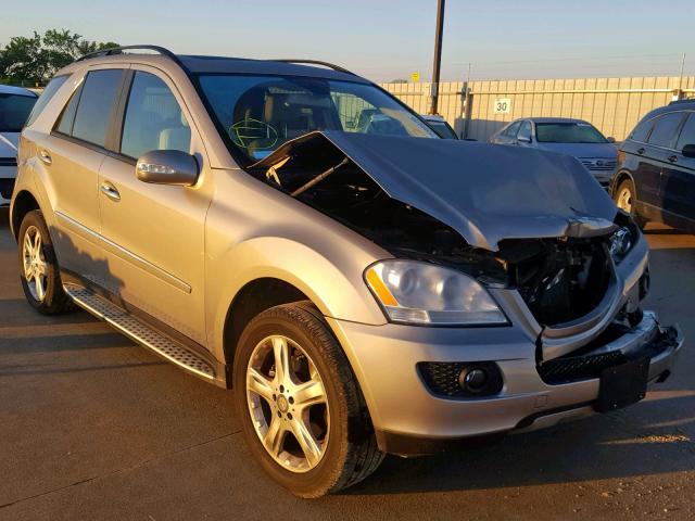 4JGBB86E78A439427 - 2008 MERCEDES-BENZ ML 350 GRAY photo 1