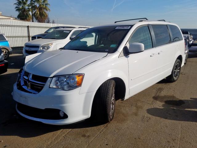 2C4RDGCGXHR789210 - 2017 DODGE GRAND CARAVAN SXT  photo 2